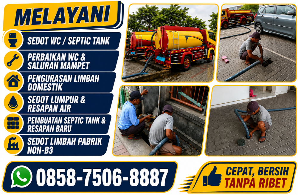 Banner Sedot WC Kembar Jaya Semarang Demak